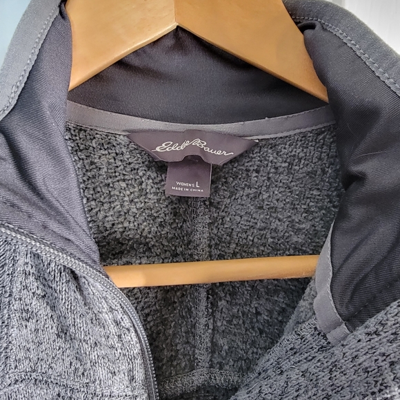 Eddie Bauer fleece sweater L - Picture 3 of 5